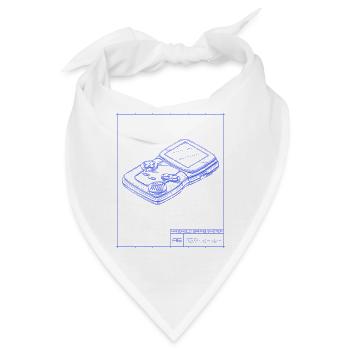 Blaupause Handheld Skizze - Bandana - Weiß - Vorne