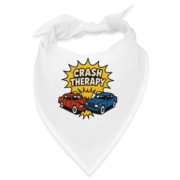 Demolition Derby Fan Pit Crew Crash Driver Fair - Bandana - Weiß - Vorne
