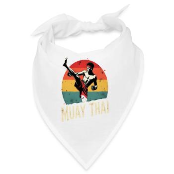 Funny Muay Thai Boxing Muay Thai - Bandana - Weiß - Vorne