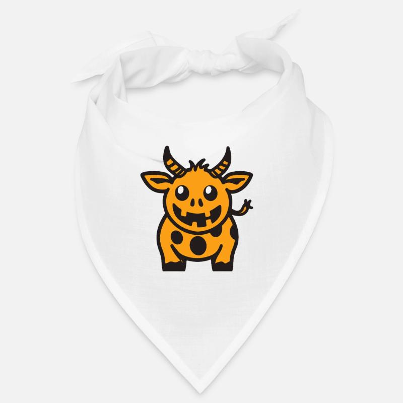 Cow Halloween Comic Funny Bandana