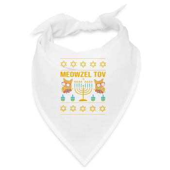 Hanukah Hanukkah Chanukkah - Bandana - Weiß - Vorne