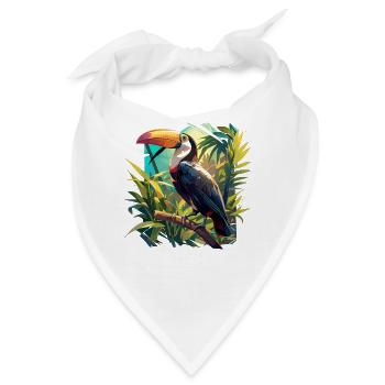 Tukane Tukan - Bandana - Weiß - Vorne