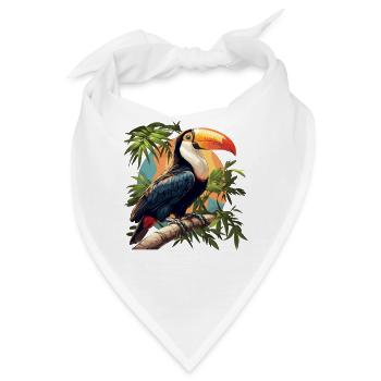 Tukane Tukan - Bandana - Weiß - Vorne