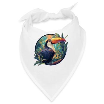 Tukane Tukan - Bandana - Weiß - Vorne