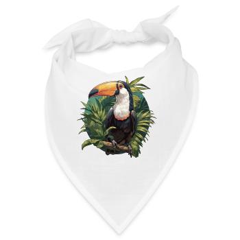 Tukane Tukan - Bandana - Weiß - Vorne