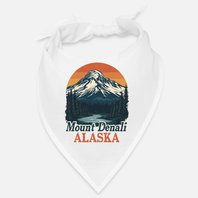 Denali Alaska's Mountain Landscape Bandana