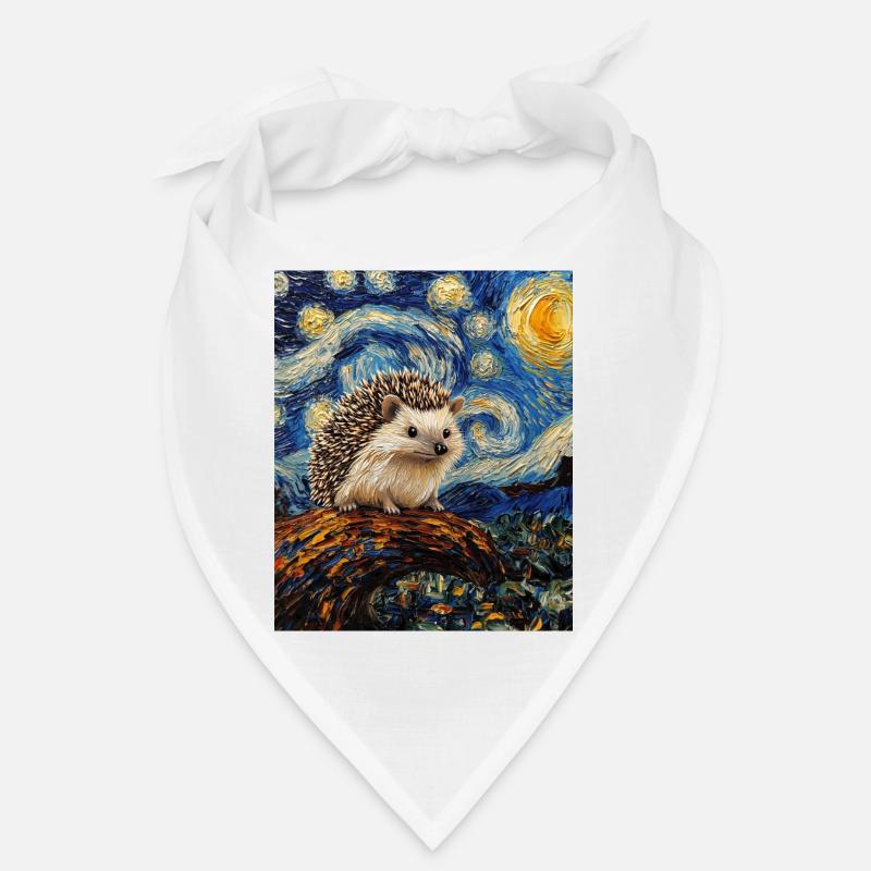  Igel Van Gogh Style Starry Night Bandana