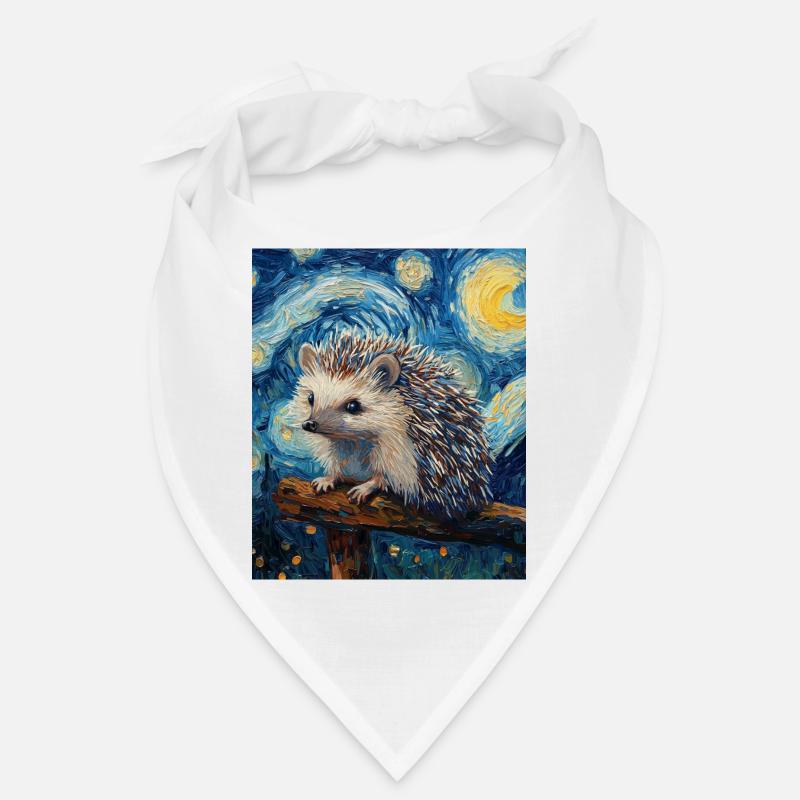 Igel Van Gogh Style Starry Night Bandana