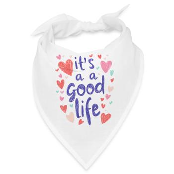 good life - Bandana - Weiß - Vorne