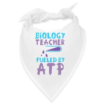 Biologielehrer Biologe Mikrobiologie Biologe - Bandana - Weiß - Vorne