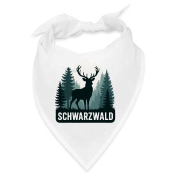 Schwarzwald - Bandana - Weiß - Vorne