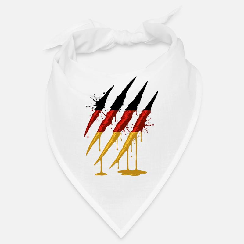 Griffe Allemagne Drapeau Scratch Trace Bandana
