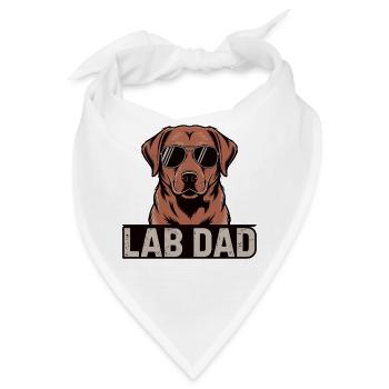 Foxred Lab Dad Sonnenbrille - Bandana - Weiß - Vorne