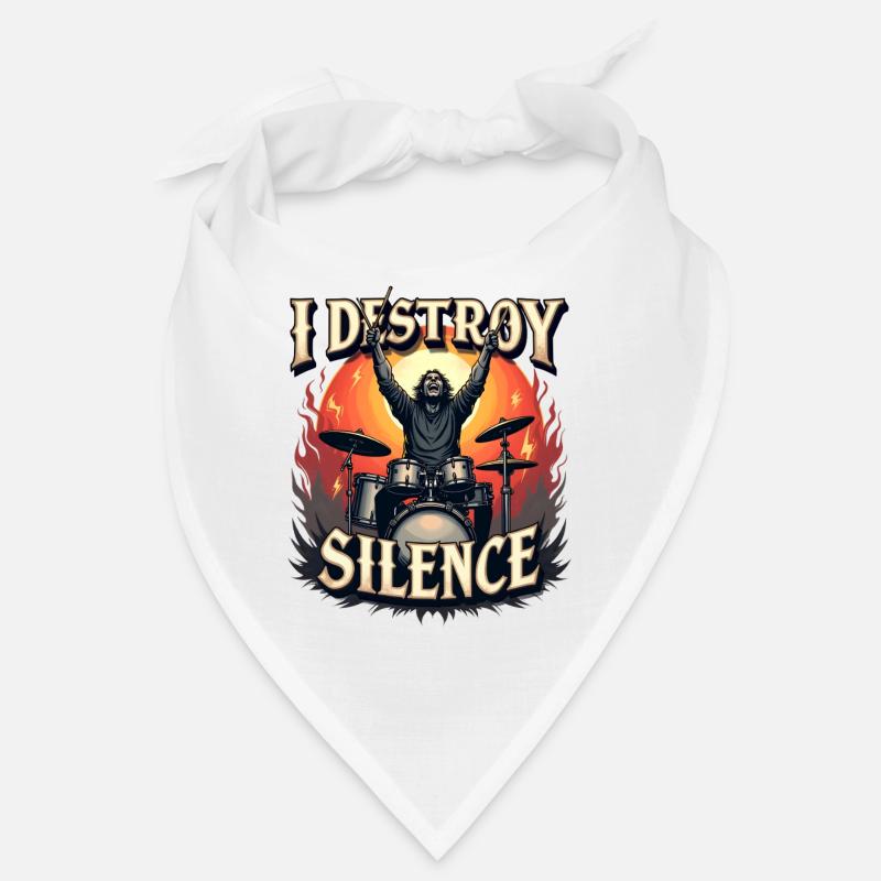  Drummer – I Destroy Silence Bandana