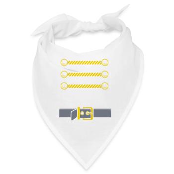Nussknacker Kostüm Weihnachten - Bandana - Weiß - Vorne