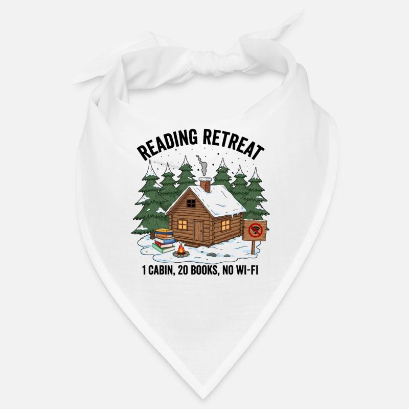Winter Hut Reading Evening Bandana