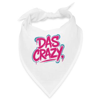 Das Crazy Jugendsprache Insider Meme Cool Verrückt - Bandana - Weiß - Vorne