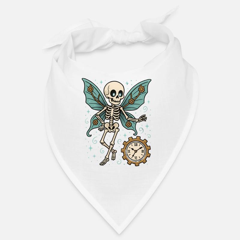 Mouvement papillon squelette Bandana