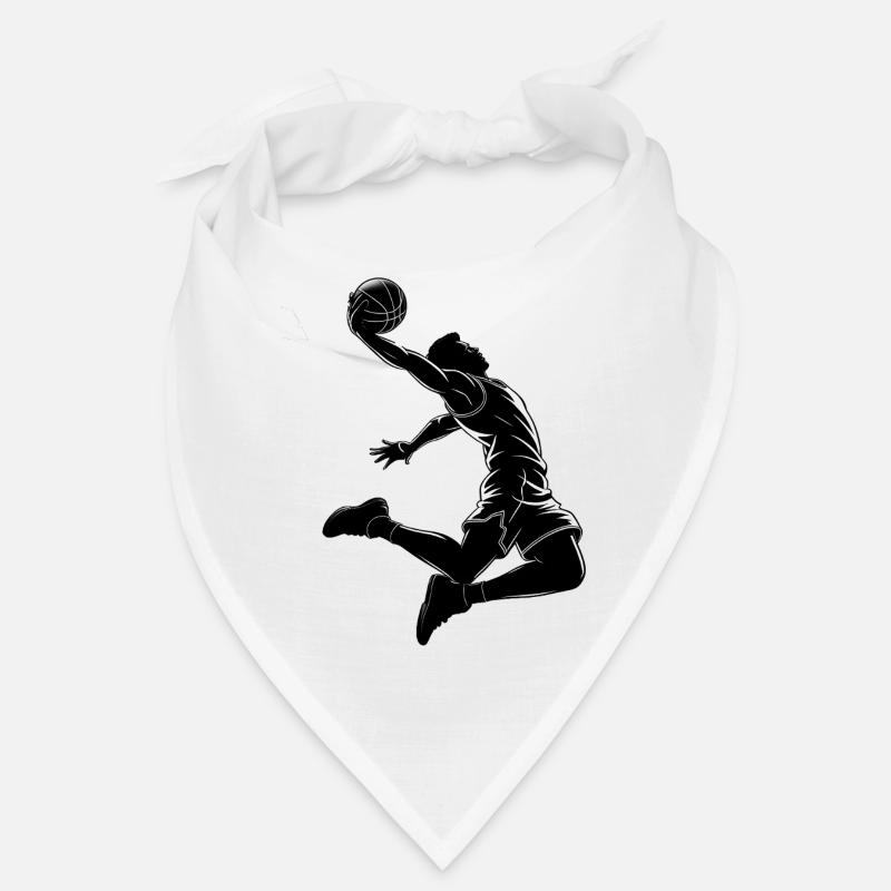 Basketball Dunk - Cooles Silhouette Logo Bandana