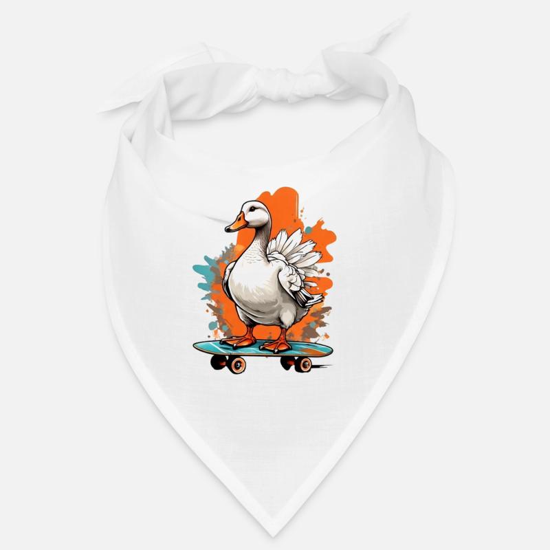 Duck on skateboard Bandana