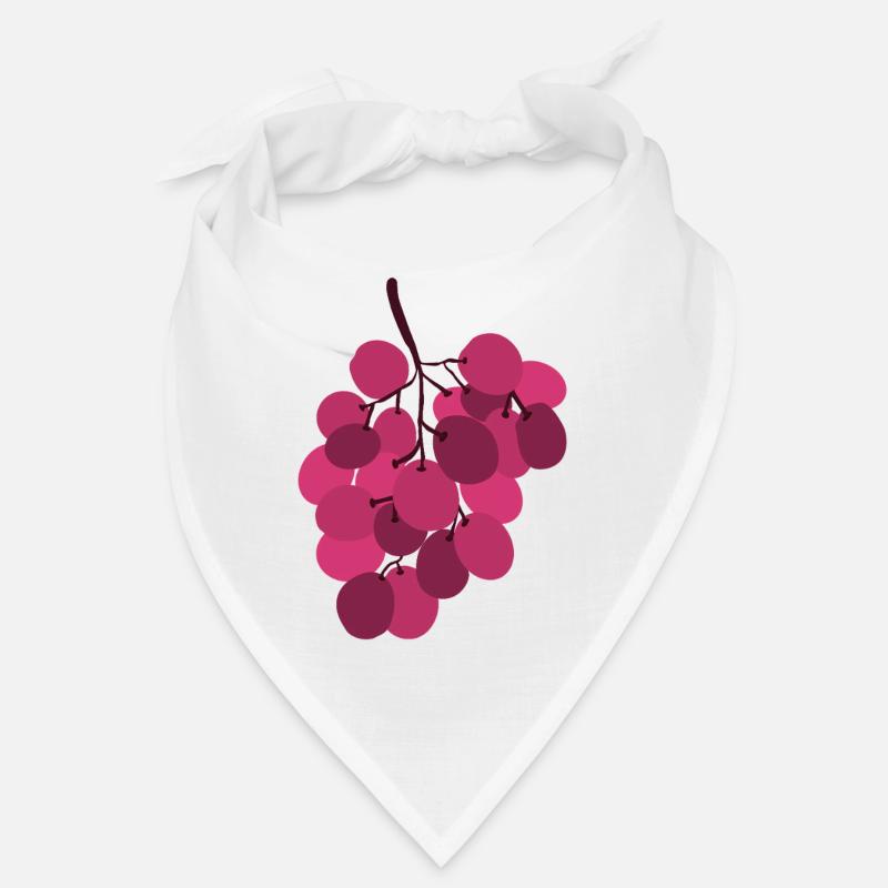 grappe de raisins rose vif Bandana
