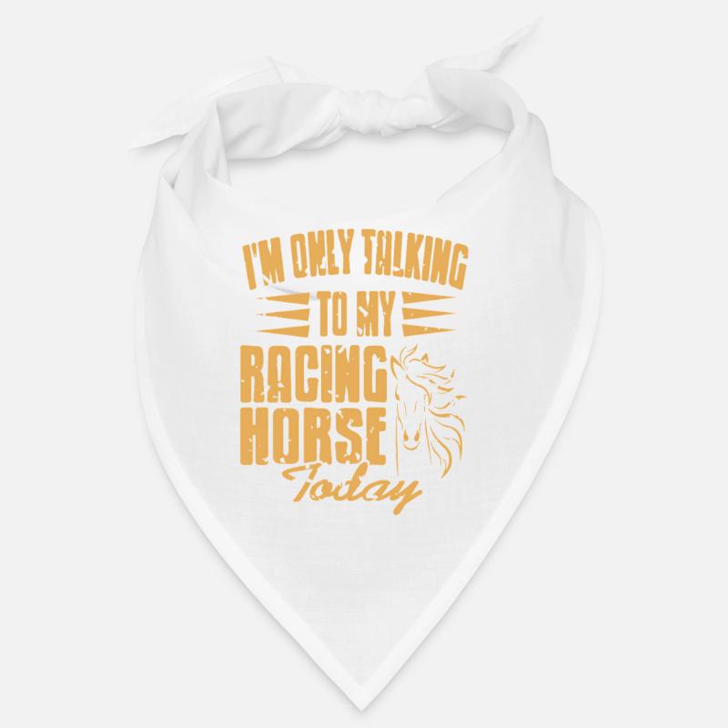 Ne parler qu’à mon cheval de course Sarcasme amusant Bandana