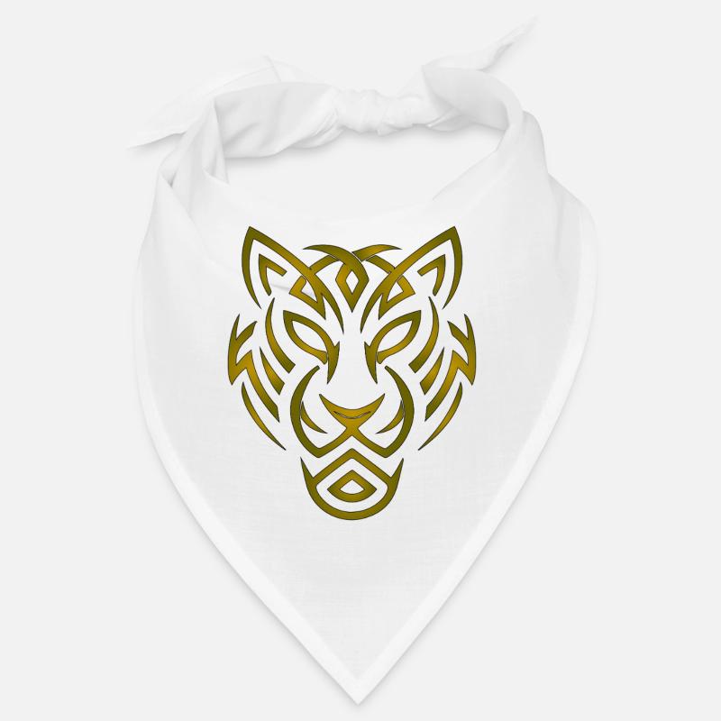 Emblème du glyphe du loup doré Bandana