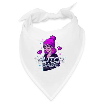 Y2K Retro – Glitch Babe - Bandana - Weiß - Vorne