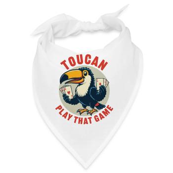 Toucan spielt dieses Spiel - Bandana - Weiß - Vorne