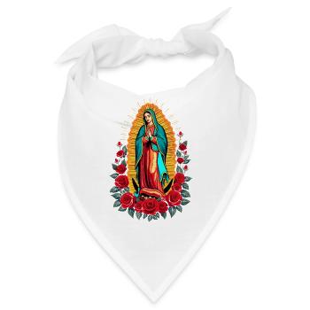 Guadalupe Maria Rosenkranz - Bandana - Weiß - Vorne