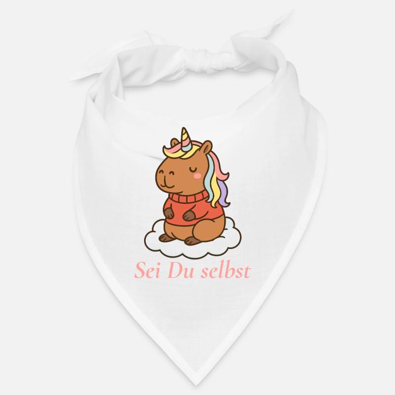 Sei Du selbst – Capybara Einhorn 🌈 Bandana