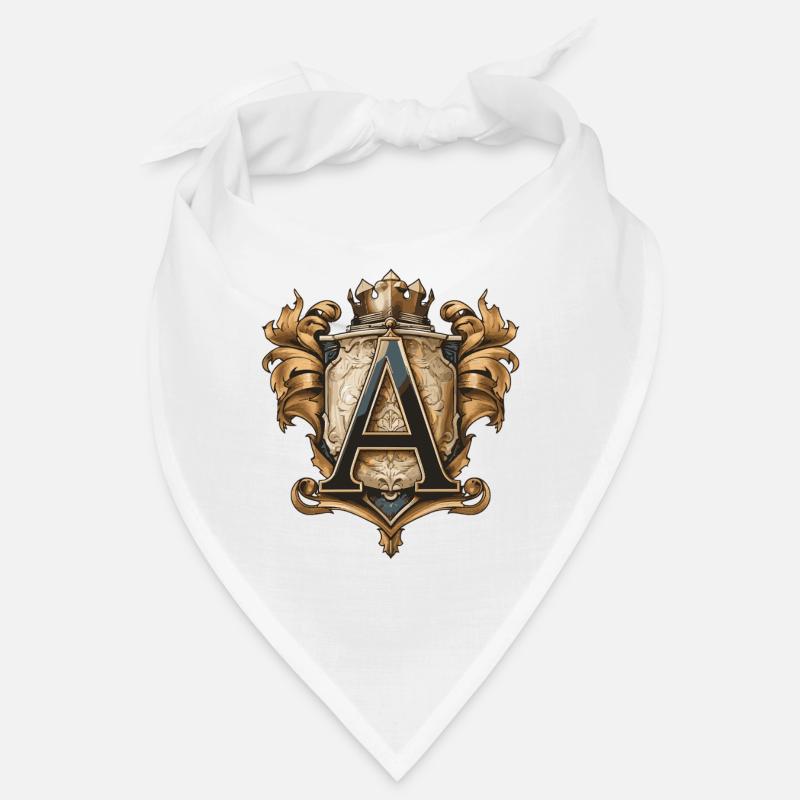 A Letter Name Crown Bandana