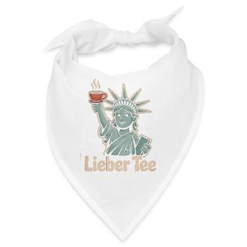 Lieber Tee Liberty Design - Bandana - Weiß - Vorne