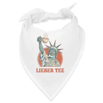 Lieber Tee Statue - Bandana - Weiß - Vorne