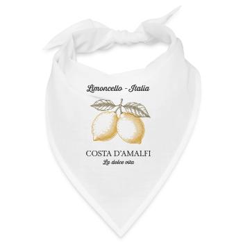 Limoncello Italia Costa Amalfi - Bandana - Weiß - Vorne