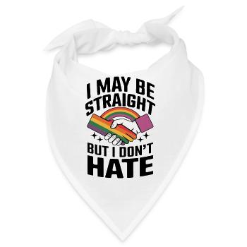 Regenbogen-Händedruck der Einheit - Bandana - Weiß - Vorne