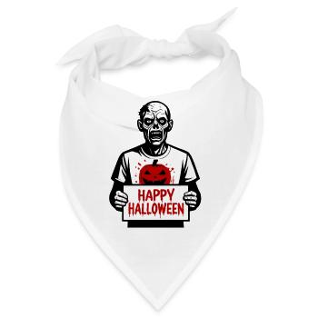 Happy Halloween Party - Bandana - Weiß - Vorne
