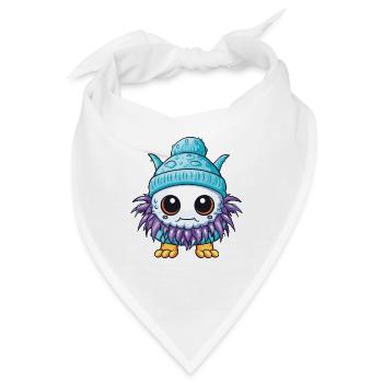 Winter Eskimo Baby Winterlich - Bandana - Weiß - Vorne