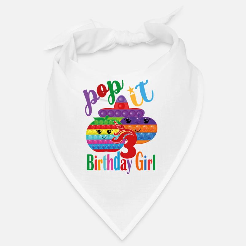 pop-it Geburtstagskind 3 Bandana