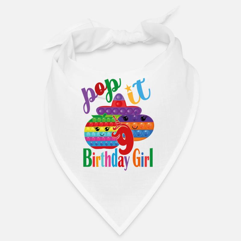 pop-it Geburtstagskind 9 Bandana