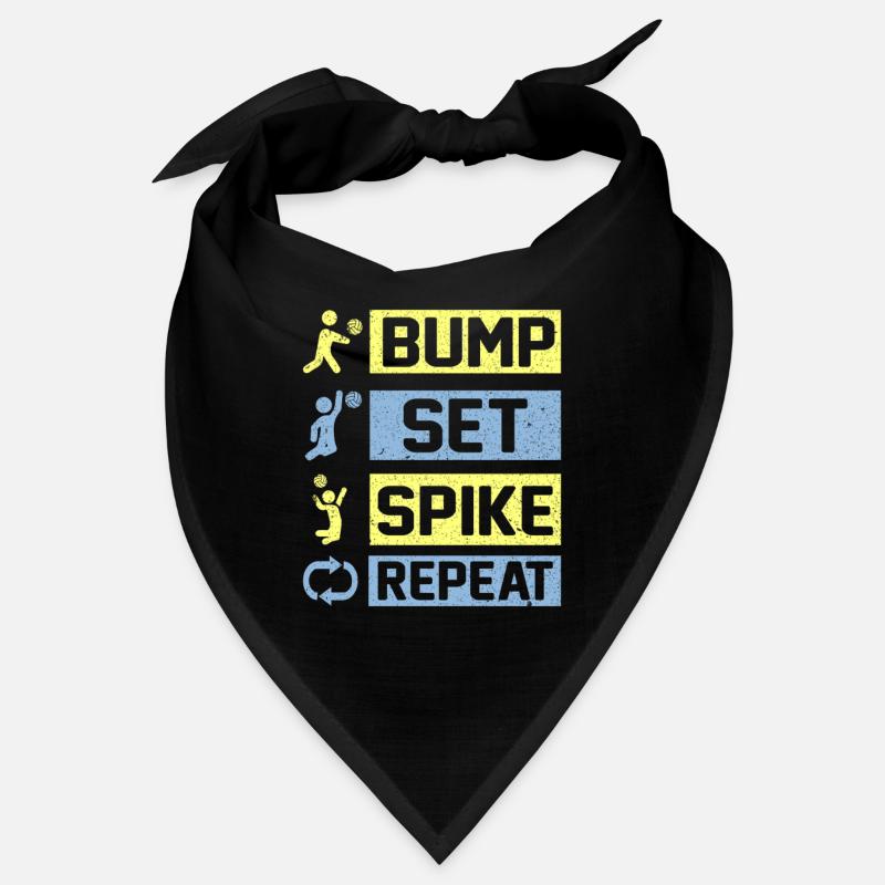 Bump Set Spike Repeat Volleyball Bandana