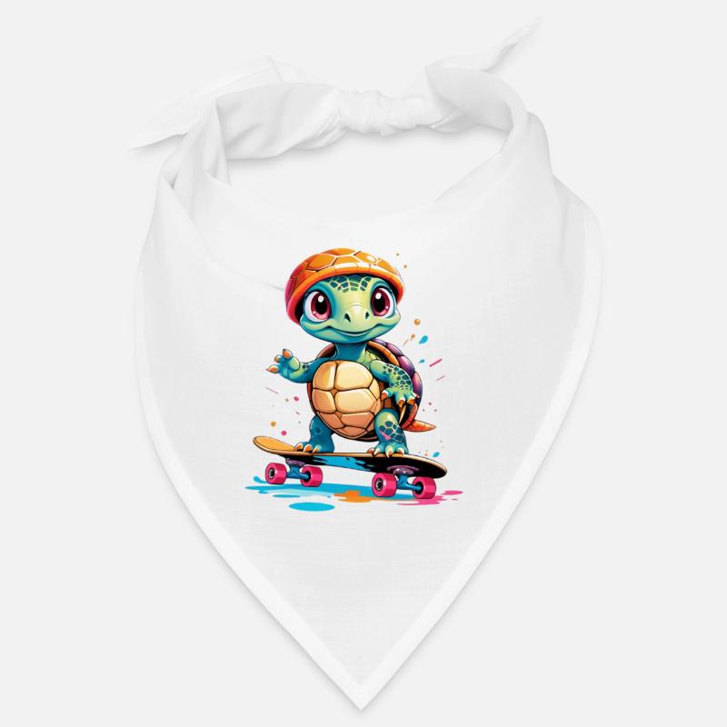Turtle on skateboard Bandana