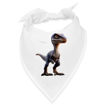 Raptor Velociraptor Dinosaurier Dino Raptoren - Bandana - Weiß - Vorne