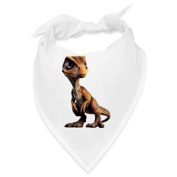 Raptor Velociraptor Dinosaurier Dino Raptoren - Bandana - Weiß - Vorne