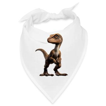 Raptor Velociraptor Dinosaurier Dino Raptoren - Bandana - Weiß - Vorne