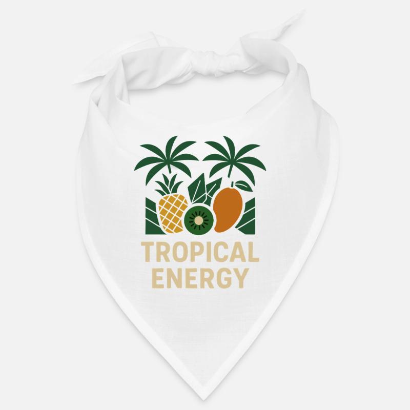 Tropical Energy – Summery Fruit Design Bandana