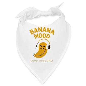 Banana Mood  - Bandana - Weiß - Vorne