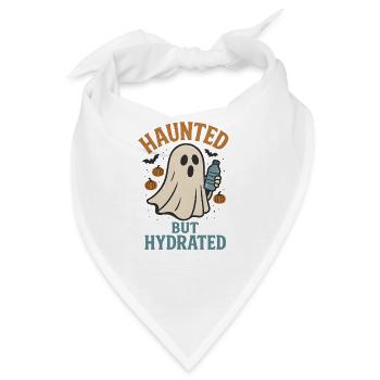 Spukender, aber hydratisierter Geist, Halloween - Bandana - Weiß - Vorne
