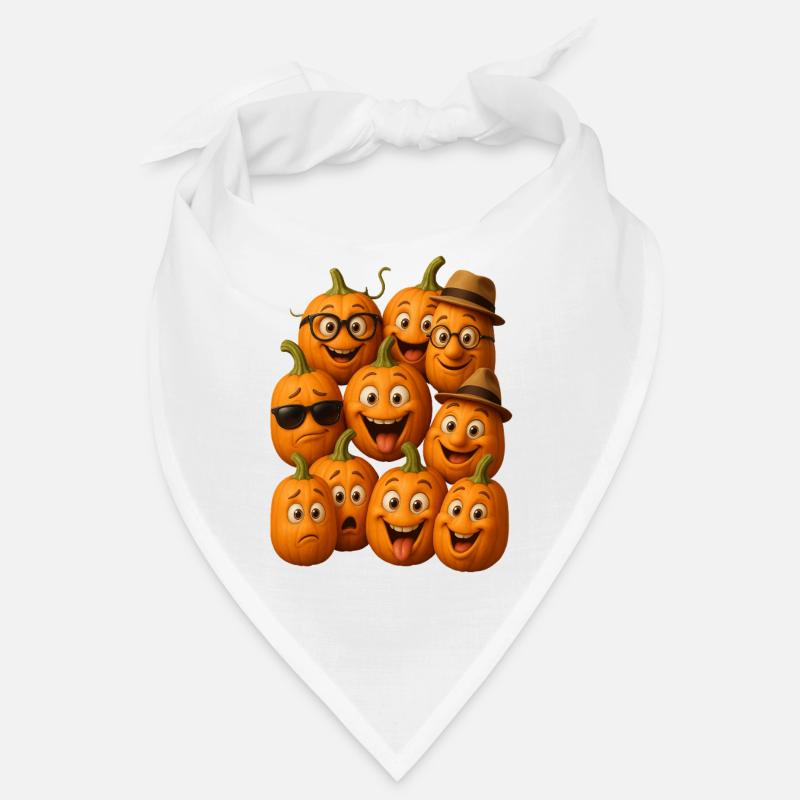 Pumpkin Faces Parade Bandana