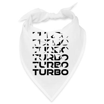 Turbo Mosaik - Bandana - Weiß - Vorne